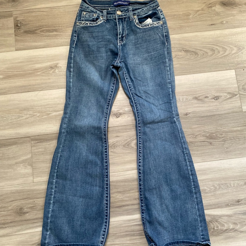 Blinged Out Flare Jeans